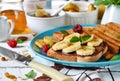 Good morning - toast with walnut, chocolate paste