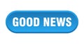 good news button. rounded sign on white background Royalty Free Stock Photo