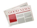 Good news newspaper illustration design