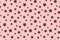 Good night pattern with stars. Illustration. Vector