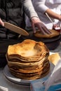 Good Old Fashioned Traditional Pancakes festival in Transylvania