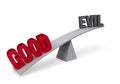 Good Outweighs Evil Royalty Free Stock Photo