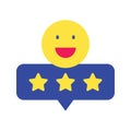 Good Review Icon Image. Royalty Free Stock Photo