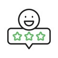 Good Review Icon Image.