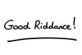 Good Riddance Royalty Free Stock Photo