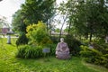 Good samurai - statue in Muzeon park . Moscow