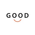 Good Smile Vector Template Design Illustration Royalty Free Stock Photo