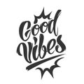 Good Vibes illustration Royalty Free Stock Photo