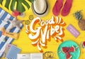 Good Vibes Positive Motivation Inspiration Concept Royalty Free Stock Photo