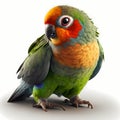 Good View Lovebird Illustration. Generative AI