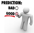 Good Vs Bad Prediction Words Choose Future Expectation