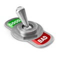 Good vs Bad Switch Royalty Free Stock Photo