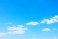 Good weather - Almost clear sky Royalty Free Stock Photo