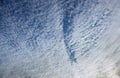 Good weather white fluffy clouds in the blue sky Royalty Free Stock Photo