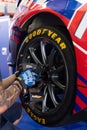 Good Year tire mounted on race TCR car