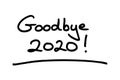 Goodbye 2020 Royalty Free Stock Photo