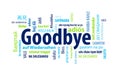 Goodbye Word Cloud