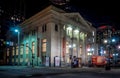 Goodlife Fitness club at night Royalty Free Stock Photo