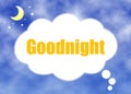 Goodnight Concept Royalty Free Stock Photo