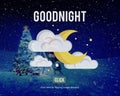 Goodnight Happy Night Fairy Concept Royalty Free Stock Photo