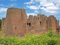 Goodrich Castle Wye Valley, Herefordshire, England. Royalty Free Stock Photo
