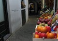 Goods at a green grocer in Capri