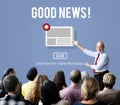 Goods News Newsletter Announcement Daily Concept