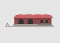 Goods shed