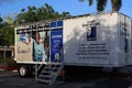 Goodwill donation trailer in South Florida.