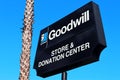 Goodwill Store & Donation Center. American nonprofit organization of vocational rehabilitation for disabled persons
