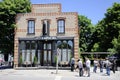 On location filming at Cafe Tropical a fictional restaurant featured in Schitt`s Creek