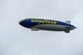 Goodyear Airship flying over London