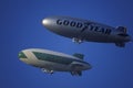 The Goodyear Blimp over Los Angeles