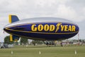 Goodyear Blimp readying for flight Royalty Free Stock Photo