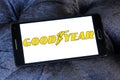 Goodyear tyre manufacturer logo Royalty Free Stock Photo