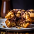 Gooey Chocolate Chip Cookie in Afternoon Light