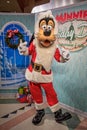 Goofy character dressed as Santa Royalty Free Stock Photo