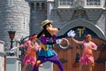 Goofy dancing with The princess and the frog characters in Magic Kingdom 1