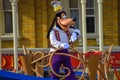 Goofy in Mickey and Minnie`s Surprise Celebration parade at Walt Disney World  2 Royalty Free Stock Photo