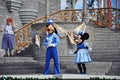 Goofy and Minnie Mouse in Disney World Royalty Free Stock Photo