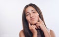 Goofy is my middle name. Cropped portrait of an attractive teenage girl standing alone against a white studio background