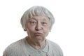 Goofy senior woman Royalty Free Stock Photo