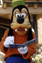 Goofy Signs Autograph at Disneyland