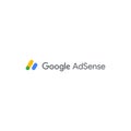 Google adsense logo editorial illustrative on white background