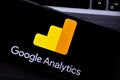 Google Analytics editorial. Illustrative photo for news about Google Analytics - a web analytics service offered by Google