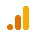 Google Analytics logo on white background