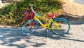 Google bicycle in Googleplex headquarters main office