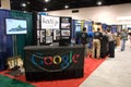 Google booth at the conference Royalty Free Stock Photo