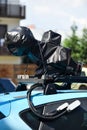 Google car with camera used for street view Royalty Free Stock Photo