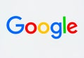 Google Corporate Headquarters and Logo Royalty Free Stock Photo
